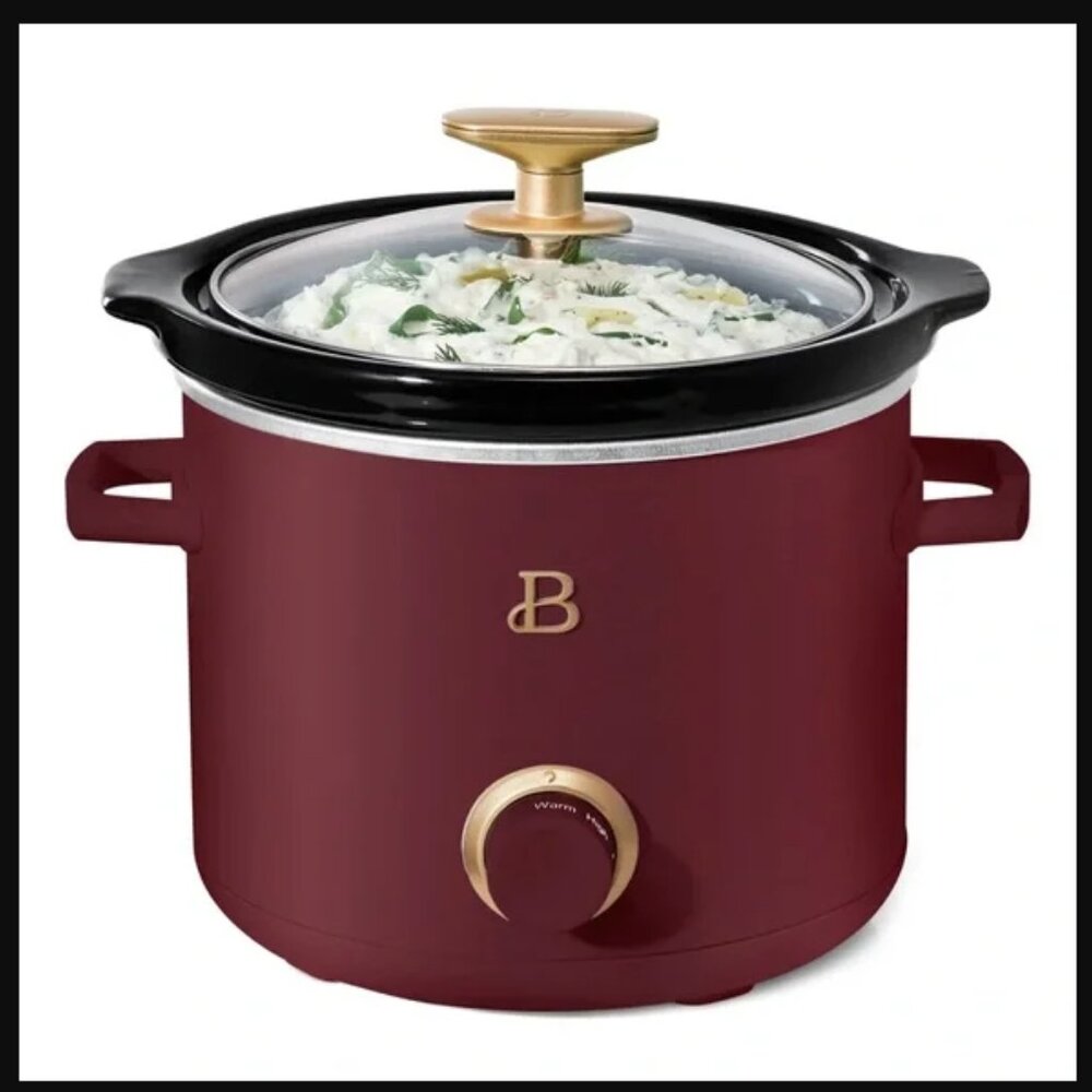 Beautiful 2 qt Slow Cooker Merlot by Drew Barrymore